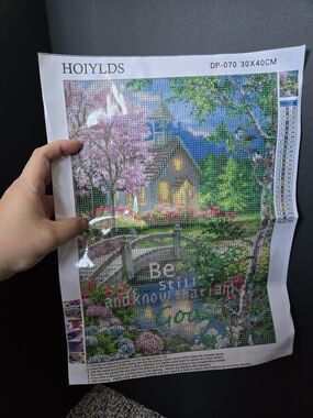 Diamond Art Church NEW Be Still And Know That I Am God